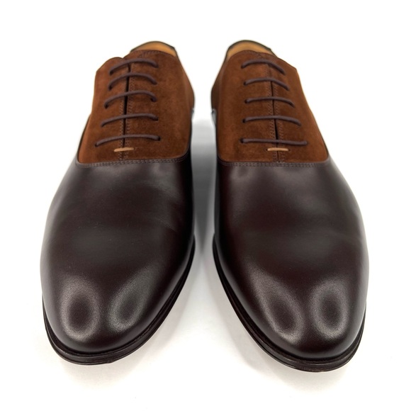 Gucci Oxford Suede Leather GG Logo Lace-up Men Loafers UK 13 - US 13.5 - EU 47 - Picture 5 of 9